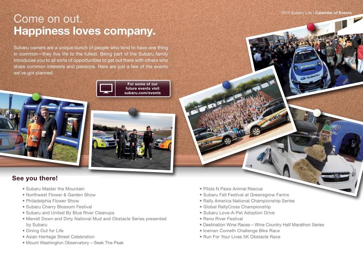 2014 Subaru Brochure Page 10